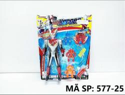 VĨ SN 1T ĐIỆN QUANG PIN + 3C ROBO THÚ Super Heroes 577-25