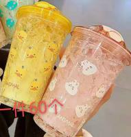 Ly nước nhựa trong 01
