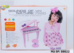 HỘP ĐÀN ORGAN PIN NẮP ĐẬY + MICRO + MP3 + GHẾ NGỒI- HỘP 88022
